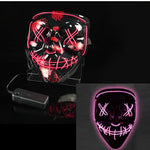 Halloween Laser-LED-Maske