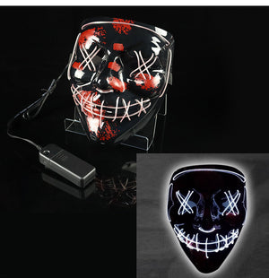 Halloween Laser-LED-Maske